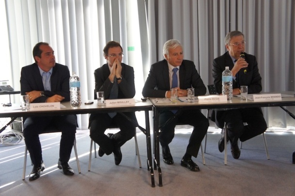 Les responsables de la plate-forme avaient le sourire à l'occasion de la conférence de presse organisée mardi 8 octobre 2012 pour présenter le bilan 2012. - CE Les responsables de la plate-forme avaient le sourire à l'occasion de la conférence de presse organisée mardi 8 octobre 2012 pour présenter le bilan 2012. - CE