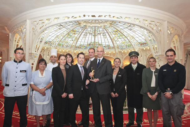 L'Hôtel Hermitage de la SBM a décroché l’"Event Hotel of the year", lors des Eventia Awards 2012 - DR