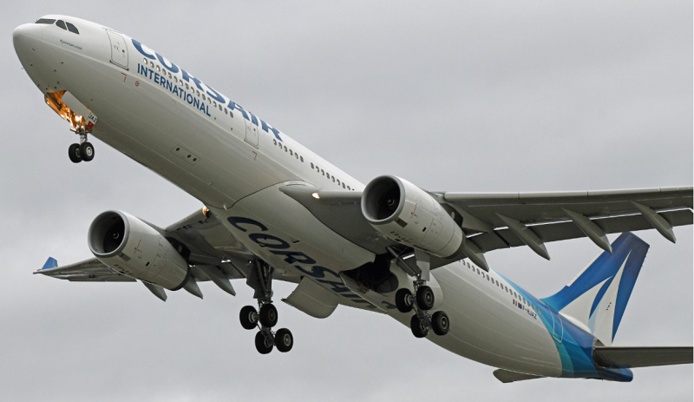 Les clients ayant un billet pour novembre peuvent demander le report ou le remboursement - Crédit photo : Corsair Les clients ayant un billet pour novembre peuvent demander le report ou le remboursement - Crédit photo : Corsair