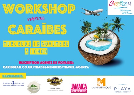 Caraïbes : workshop virtuel le 18 novembre pour les pros français