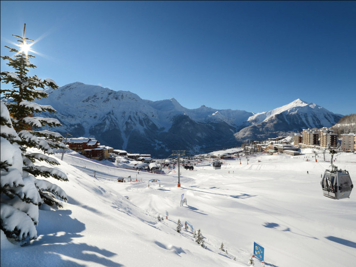 Vue du front de neige de la station d'Orcières-Merlette - Photo OT Orcières-Merlette