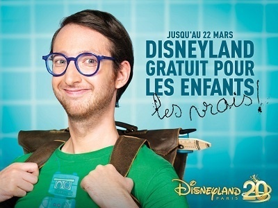 Disneyland Paris : campagne d'affichage pour les billets offerts aux enfants