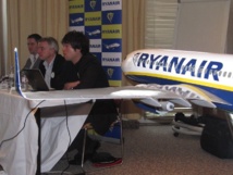 Selon Michae O'Leary, l'activité de Ryanair à Marseille génère 1 700 emplois dans la région - Photo P.C.