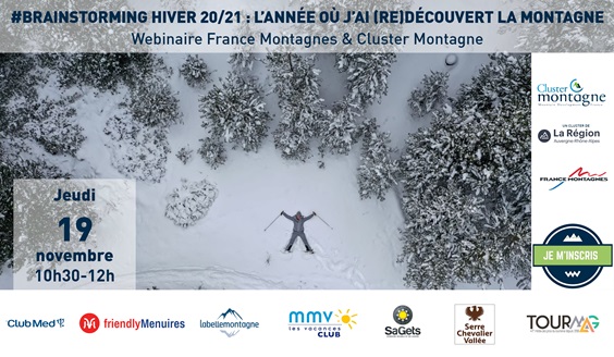 Web séminaire : comment la montagne française peut-elle attirer de nouvelles clientèles cet hiver ?