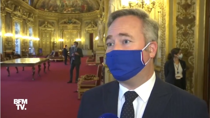 Jean-Baptiste Lemoyne au micro de BFMTV - DR Jean-Baptiste Lemoyne au micro de BFMTV - DR