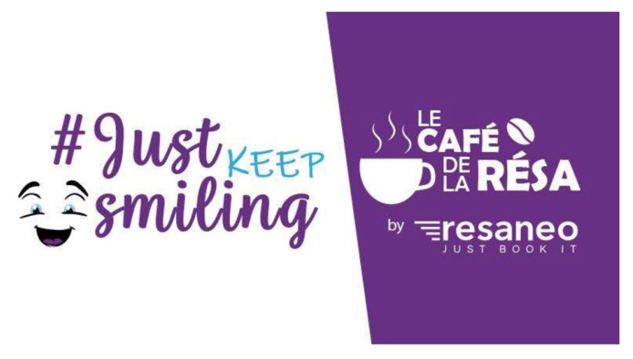 Avec #Justkeepsmiling Resaneo veut faire rire autour du voyage - DR Avec #Justkeepsmiling Resaneo veut faire rire autour du voyage - DR