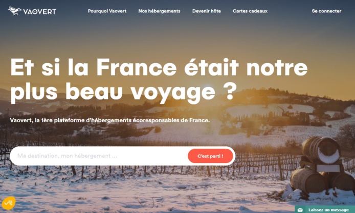 Première plateforme de réservation d’hébergements écoresponsables de France -