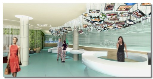 Look futuriste et très technobranché pour la nouvelle agence des Champs Elysées Look futuriste et très technobranché pour la nouvelle agence des Champs Elysées