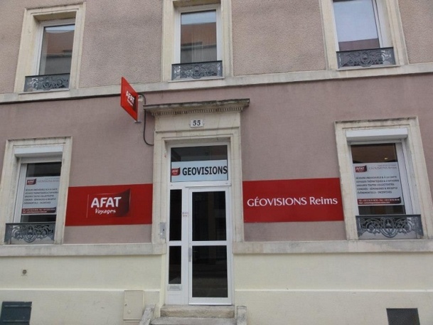 L'agence Géovisions Reims est installée en appartement et ne dispose donc pas de vitrine - Photo DR L'agence Géovisions Reims est installée en appartement et ne dispose donc pas de vitrine - Photo DR