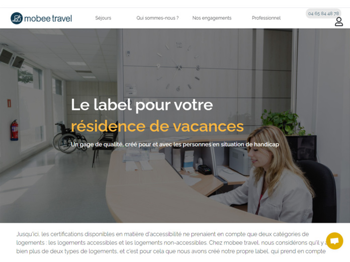 "Nous avons fait le constat que les labels existants ne conviennent à personne. Ils sont d'une part trop contraignants pour les hôteliers, comme Tourisme et Handicaps qui au centimètre près peut refuser une labellisation. " - DR "Nous avons fait le constat que les labels existants ne conviennent à personne. Ils sont d'une part trop contraignants pour les hôteliers, comme Tourisme et Handicaps qui au centimètre près peut refuser une labellisation. " - DR