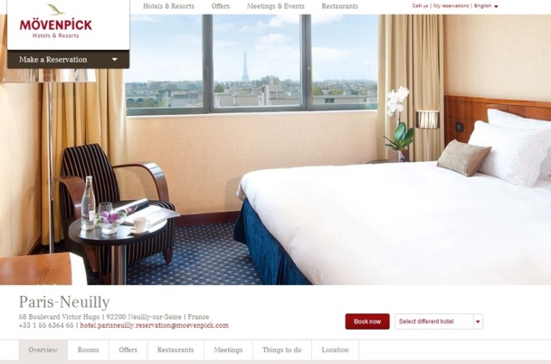 Mövenpick Hotels and Resorts à Paris le 19 décembre 2012 - Capture d'écran