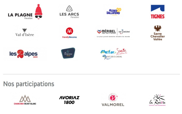 Les domaines skiables de la Compagnie des Alpes et ses participations - DR Les domaines skiables de la Compagnie des Alpes et ses participations - DR