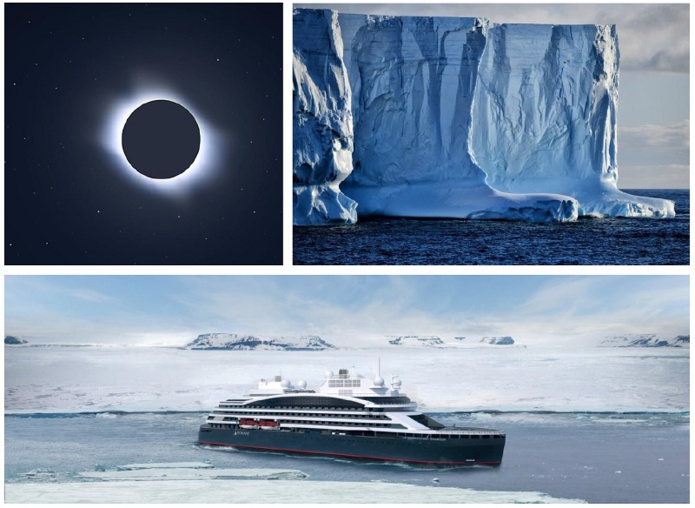 Ponant annonce une nouvelle croisière pour assister à l'éclipse solaire totale en décembre 2021