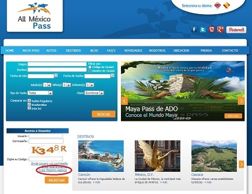 All Mexico Pass Les Agences De Voyages Peuvent Creer Un Compte