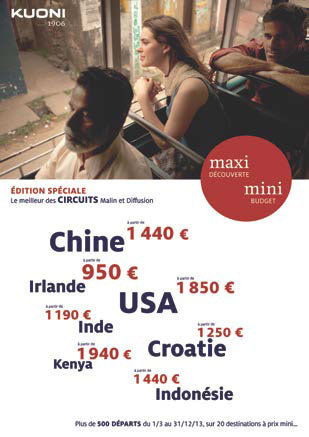 Circuits : Kuoni édite une brochure "Maxi-Mini" Circuits : Kuoni édite une brochure "Maxi-Mini"