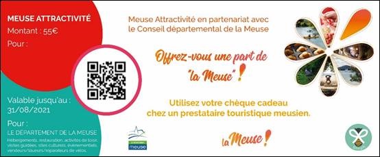 Relance tourisme : Meuse Attractivité fait gagner des chèques cadeaux 