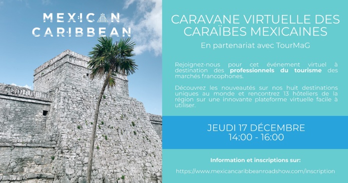 Les Caraïbes mexicaines vous donnent rendez-vous jeudi ! Les Caraïbes mexicaines vous donnent rendez-vous jeudi !