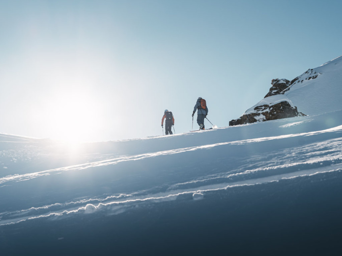 Pour satisfaire les amateurs de ski, Courchevel propose 3 itinéraires temporaires sécurisés + 2 itinéraires permanents - Photo Mathis Decroux Pour satisfaire les amateurs de ski, Courchevel propose 3 itinéraires temporaires sécurisés + 2 itinéraires permanents - Photo Mathis Decroux