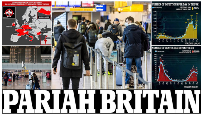 capture de la une du "Daily Mail" capture de la une du "Daily Mail"