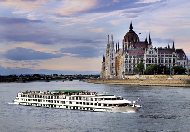 Le MS Vivaldi de CroisiEurope qui navigue sur le Danube - Photo CroisiEurope