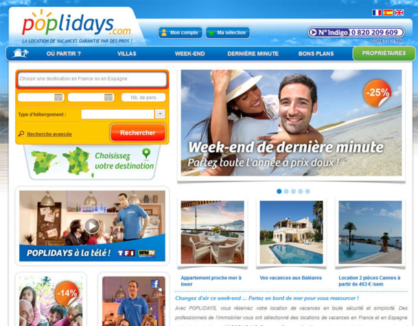 Location de vacances : Poplidays s'appuie sur les agents immobiliers ! Location de vacances : Poplidays s'appuie sur les agents immobiliers !