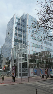 Le nouveau siège de TUI France, un immeuble de bureaux de 8 étages situé à Levallois-Perret près de Paris - DR : TUI France