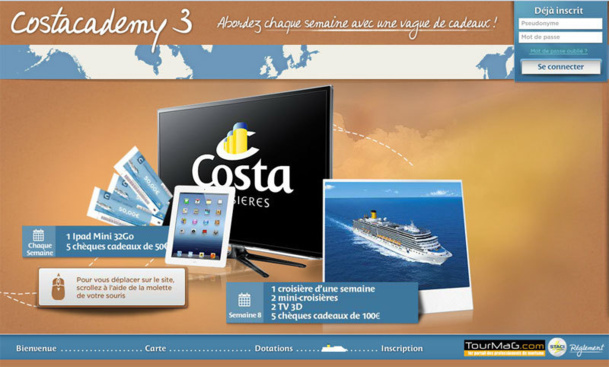 Costacademy 3 : les premiers heureux gagnants sont...