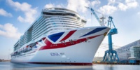 Iona, le dernier paquebot livré à P&O Cruises en 2020 en pleine pandémie - DR Iona, le dernier paquebot livré à P&O Cruises en 2020 en pleine pandémie - DR