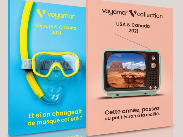Les deux nouvelles brochures VOYAMAR pour l'été 2021 - DR Les deux nouvelles brochures VOYAMAR pour l'été 2021 - DR