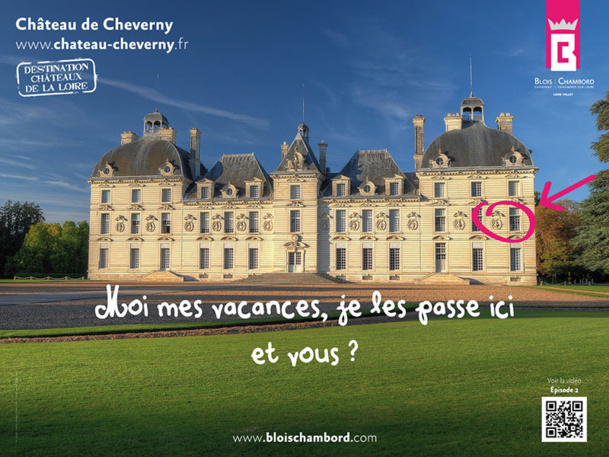 Avec une nouvelle campagne d'affichage prévue entre le 9 et le 22 avril 2013 dans le métro parisien, les châteaux de la Loire entendent bien "dépoussiérer leur image" - DR