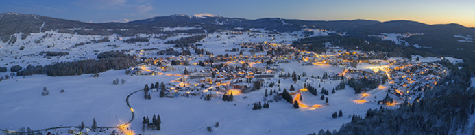 © S. Godin / Les Rousses by Night © S. Godin / Les Rousses by Night