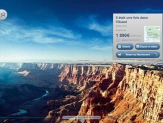 L'application iPad de Vacances Transat donne une large place aux photos - DR