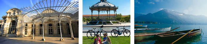 Vichy © R. Lacroix / Auvergne-Rhône-Alpes Tourisme - Valence - © Christian Martelet / Auvergne-Rhône-Alpes Tourisme - Annecy © OT Annecy / B. Voisin Vichy © R. Lacroix / Auvergne-Rhône-Alpes Tourisme - Valence - © Christian Martelet / Auvergne-Rhône-Alpes Tourisme - Annecy © OT Annecy / B. Voisin