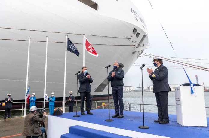 Le MSC Virtuosa débutera sa saison estivale à partir du 16 avril 2021 - DR Le MSC Virtuosa débutera sa saison estivale à partir du 16 avril 2021 - DR