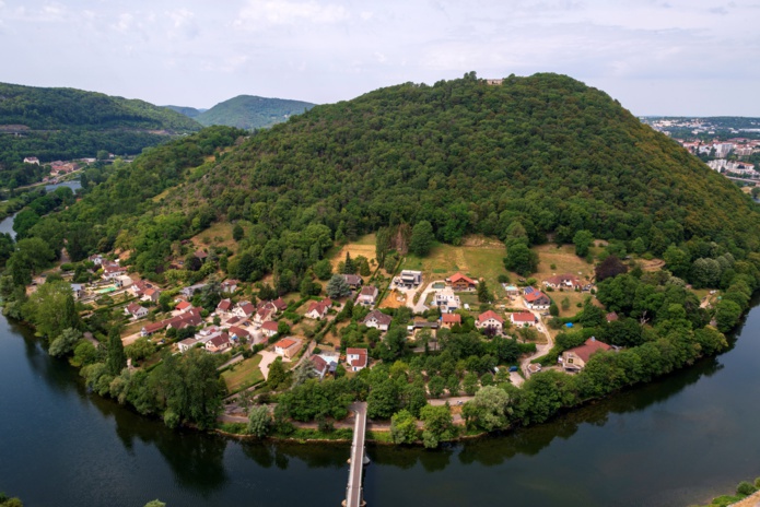 Besançon vue de la Citadelle, boucle du Doubs - Photo Alain Doiré, Bourgogne-Franche-Comté Tourisme