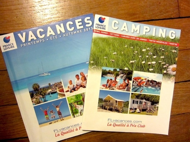 Pour la première fois, Voyages Loisirs a divisé sa production été en deux brochures, l'une d'entre elle dédiée entièrement au camping. DR