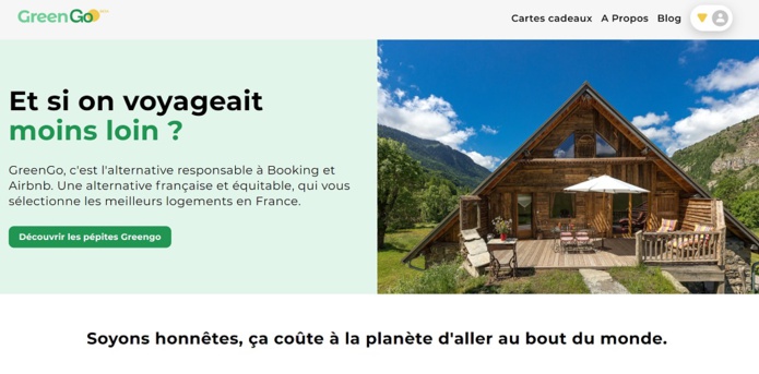 Hébergements : GreenGo dévoile sa plateforme, une alternative "responsable" à Booking et Airbnb Hébergements : GreenGo dévoile sa plateforme, une alternative "responsable" à Booking et Airbnb