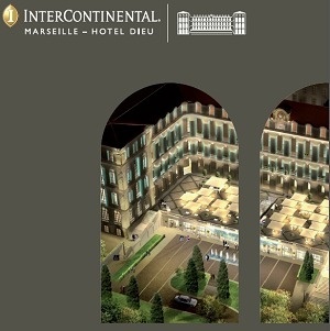 L'InterContinental Marseille est situé derrière la mairie de la ville, près du Vieux-Port - DR