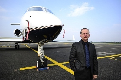 Didier Pianelli est le nouveau Directeur de l'aéroport Lyon-Bron depuis le 18 mars 2013 - Photo O.Chassignole