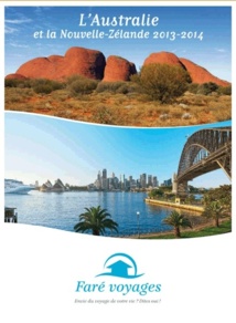 Faré Voyages édite une brochure Australie et Nouvelle-Zélande