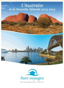 Faré Voyages édite une brochure Australie et Nouvelle-Zélande Faré Voyages édite une brochure Australie et Nouvelle-Zélande