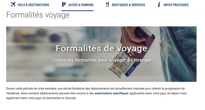 Objectif : connaître les conditions de voyage à l’étranger en un clic - Capture écran Objectif : connaître les conditions de voyage à l’étranger en un clic - Capture écran