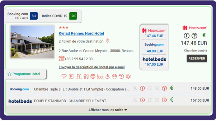 Capture écran TravelRoom © CDS Groupe Capture écran TravelRoom © CDS Groupe