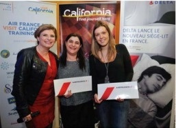 De g. à d. : Murielle Nouchy -OT Californie, Martine Dahan -Get America, Magalie Oliveira - Sales Lentz - Photo DR De g. à d. : Murielle Nouchy -OT Californie, Martine Dahan -Get America, Magalie Oliveira - Sales Lentz - Photo DR