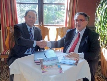 Olivier Colcombet, Président de Belambra, et Bernard Amsalem, Président de la FFA - Photo DR