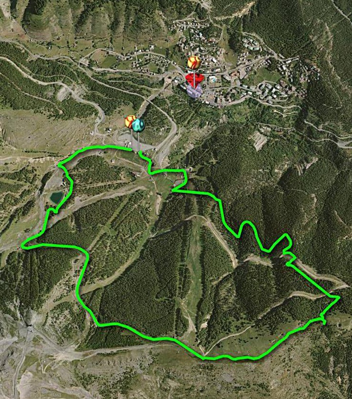 8,5 kilomètres de circuit et 500 mètres de "dénivelé positif" pour cette magnifique balade dans la Vallée de la Tinée
