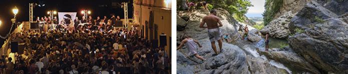 © Office de Tourisme de Costa Verde - Fête de la Noisette au village de Cervioni / Cascade de l’Ucelluline à San Niculaiu © Office de Tourisme de Costa Verde - Fête de la Noisette au village de Cervioni / Cascade de l’Ucelluline à San Niculaiu