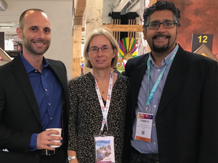 L'équipe française : Jean-Noël Estève, Carole Gallo et Pankaj Patpatia - DR : SITA L'équipe française : Jean-Noël Estève, Carole Gallo et Pankaj Patpatia - DR : SITA