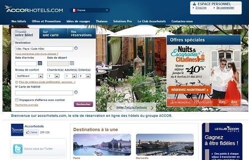 Pour 2013, AccorHotels.com se décline en arabe et en turc - Capture d'écran