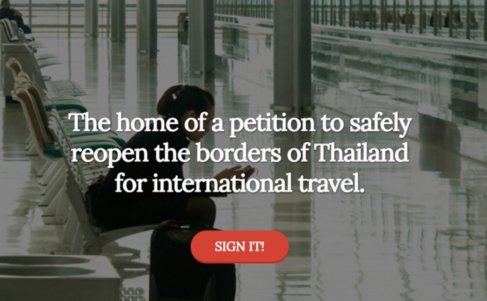 La pétition #OpenThailandSafely a été lancée le 2 mars et les acteurs du tourisme vont envoyer une proposition au gouvernement thaïlandais pour une réouverture le 1er juillet 2021 - Crédit photo : #OpenThailandSafely
